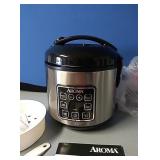 Aroma rice and grain multi cooker- 2 qt- appears
