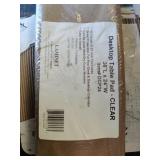 New Desktop Table Clear  Pad 36x 24" W