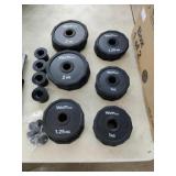 New Dumbbell Barbell Set  12 weights( 2 Each) 2