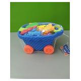 New wagon full of beach toys