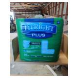 Fitright Plus Briefs Size Large. 48"-58"  20pk