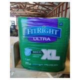 Fitright Ultra XL Briefs.  57"--66"  20 pk