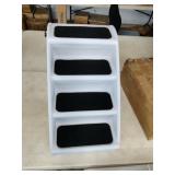 Folding Pet Steps. Plastic 4 Step up to 20" Tall