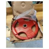 2  New 45 Lb Weights Body Solid 1 Factory Sealed,