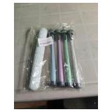 Eco-friendly Travel Toothbrushes (4) with Holders