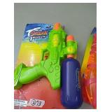 1 shark and 1 stinger water blaster water guns
