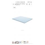 New twin size 2" gel memory foam mattress topper