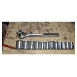 Craftsman V 44985 1/2" Ratchet and Socket Set