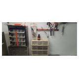 Black and Decker and other Hardware Bins full of