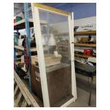36" Aluminum Storm door. Used Full Glass