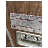 30" W Commercial Buffet Island With overhead