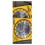 2- Dewalt 5-3/8 Circular Blades carbide blade