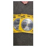 2- Dewalt 5-3/8 Circular Blades