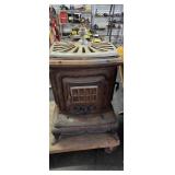 Double Star Parlor Stove, Wood Stove Antique Cast