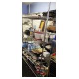 Wire rack shelving Shelf only contents not