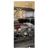 Wire rack shelving Shelf only contents not
