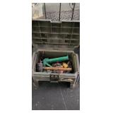 Tool caddy step stool with tools