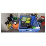 Cleaning Supplies, Bug Killer,Hand Cleaner.  Car