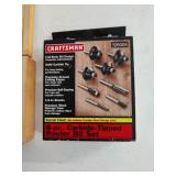 Brand New Craftsman 8pc Carbide Tip Router Bit