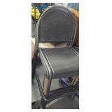 Set of 4 Metal Patio Bar Stools. ( 28"Seat to