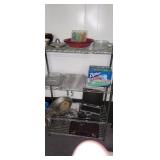 Wire Shelf Rack- CONTENTS NOT INCLUDED *