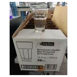New Case of 36 Ice Tea Glasses  14.5 Oz
