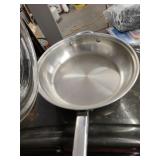 Very Nice 12"  Stainless Steel Skillet with Glass