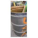 Metal Barrel 55 Gallon drum burning barrel with