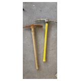 Pick axe lot , Fiberglass handle on one