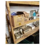 Contents of 2 Shelves. Printers case ink