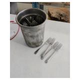 Container of Forks  from Restraunt