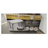 Brand new- Fish and Game Table 150lb load