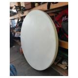 Like New 46" Plastic Round Folding Table