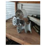 Shelf Contents. Street Light, pullys, snow