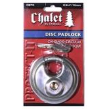 Brand New - Chalet Disk Padlock - Round Padlock