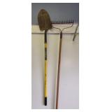 Shovel and Rake Fiberglass Shovel handle
