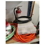 Plastic Organizers, Hide Reel Leader Hose, etc