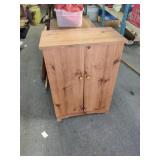 Double Door Cabinet to Hold Dvds. Has key