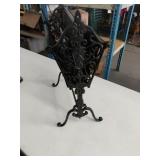 Cast iron Magazine Rack.   Needs some Assembly