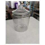 Large Glass Counter Top Jar with Lid. (Candy/