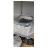 Half size deep steam table pans