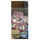 Chalet disk padlock lot of 5