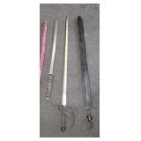 2 Swords with Sheaths Samauri