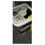 Yellow Plastic Chain #8 partial container