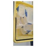 7 different size tubawear containers