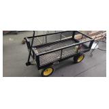 Heavy Duty Garden Cart Pneumatic Wheels, Fold