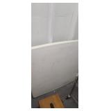 Square plastic fold out table