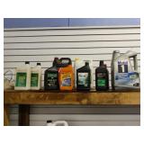 Misc Motor Oil.    Partial Bottles, etc