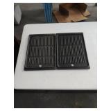 2 Cast Iron 12"x17" Griddles