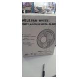 Table fan white